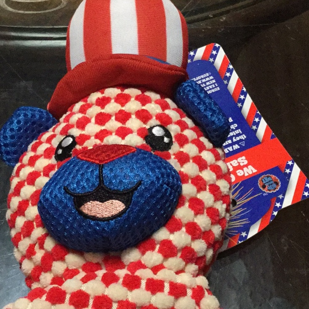 Brand new Bow Wow   Pet Dog Toy stuffing free bear 15”